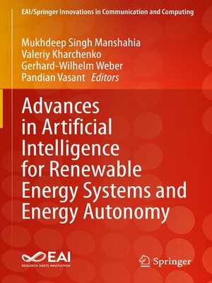 cover image of Advances in Artificial Intelligence for Renewable Energy Systems and Energy Autonomy